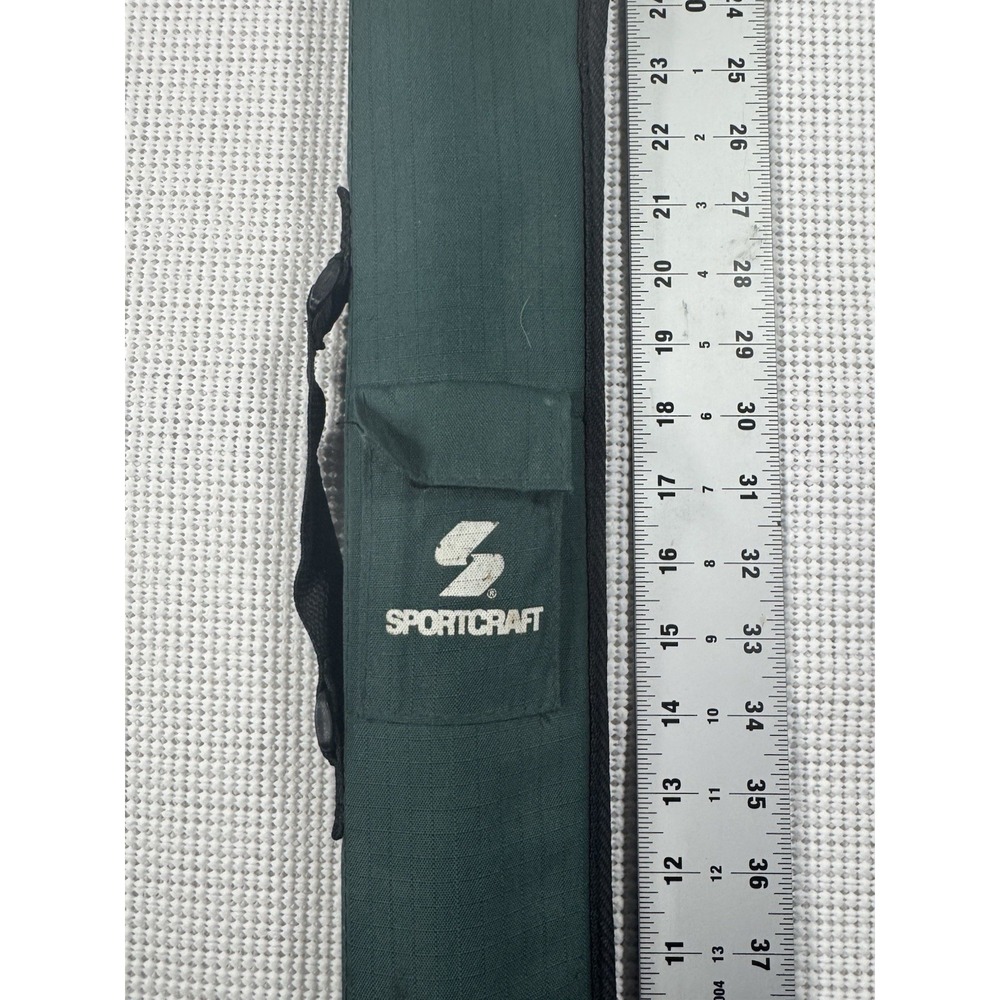 Sportcraft 58in 2-Piece Fiberglass Pool Cue Stick with Carrying Case 1-1-01-156W